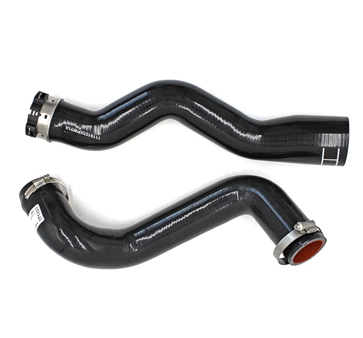 1pcs Intercooler intake / outlet pipe rubber hose for Chinese HAVAL H8 H9 Great wall PAO POER 4D20 engine 1119103XPW01A