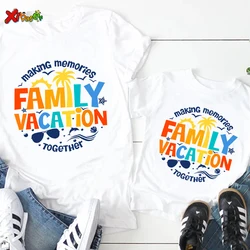 Family T Shirts Vacation Matching Family Outfits Together Shirts 2026 Vacation T-shirts Funny Travel Holiday Trip Outfit Shirts