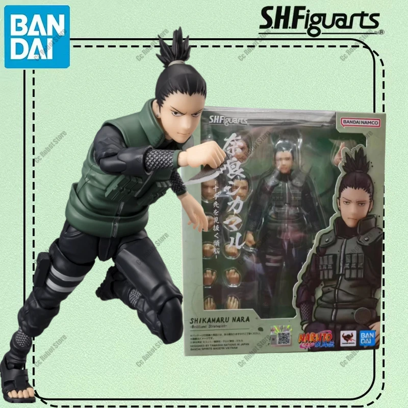 

Bandai Genuine Naruto Model Kit Anime Figures SHF Nara Shikamaru Anime Action Figure Collection Model for Children's Toys Gifts