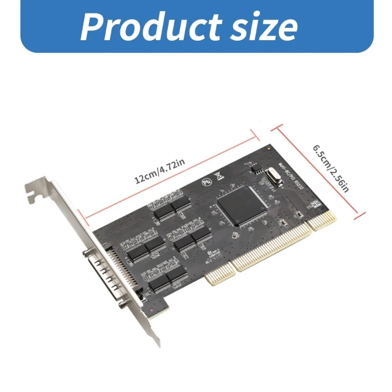 PCI naar 8x RS232 seriële adapterkaart voor POS, automatiseringscommunicatieapparaten