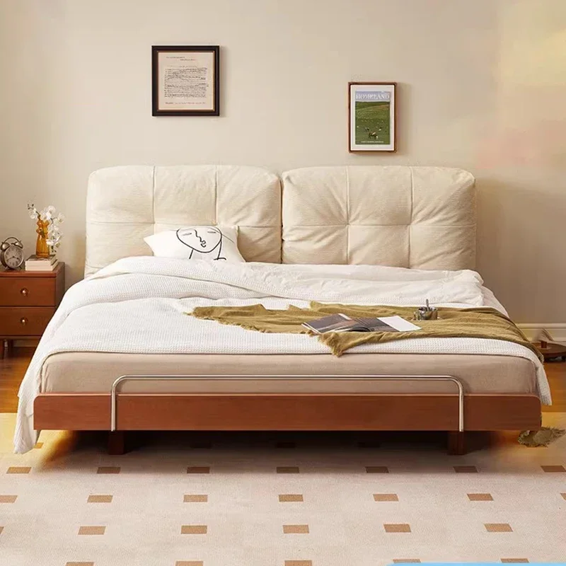 

Nordic Deluxe Beds Holder Organizer Bedroom Large Beds Double Accessories Cabeceiras Para Cama Modern Decorations Solid Wooden