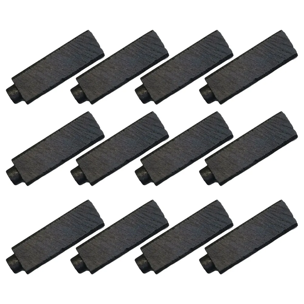 12pcs Carbon Brushes Set For Anchor Engine Electric Hair Dryer Black Carbon Brush Replacement Power Tool Accessories