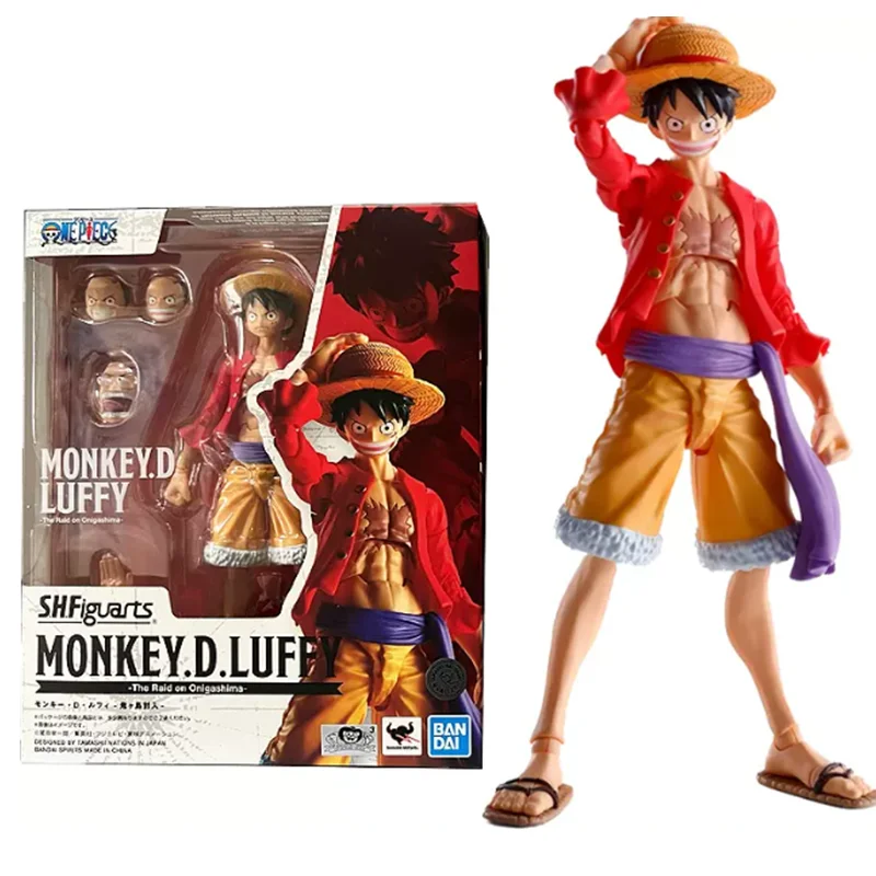 15cm One Piece Luffy Figuarts Gear2 Figurine The Raid On Onigashima Luffy Figure Joint Movable Model Pvc Collectible Toy Statue