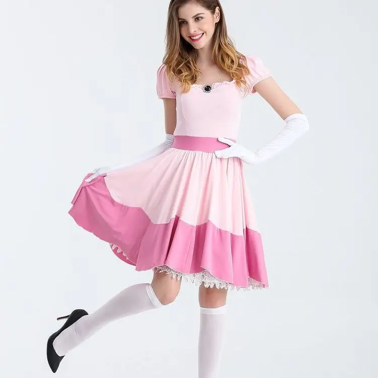 Princ Sneeuwwitje Kostuum Halloween Role-plang Club Cosplay Fairy T S orm Dames Traditioneel Etnisch Podium Cos...