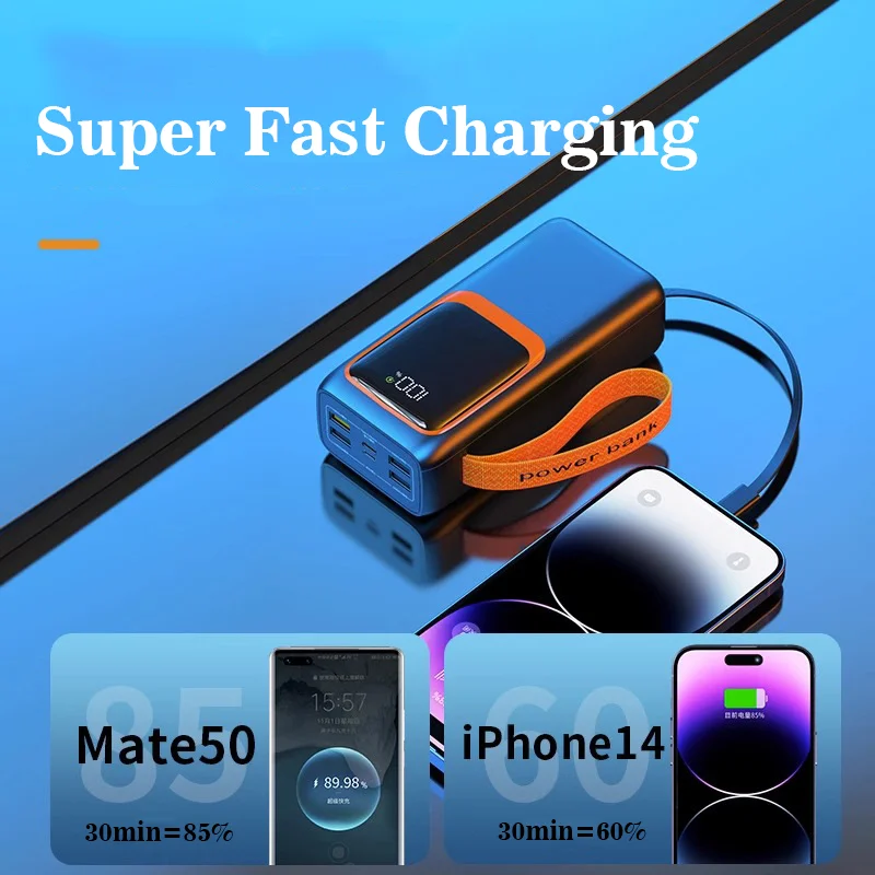 PD20W 30000mAh Power Bank Station caricabatterie rapido portatile batteria esterna Powerbank di grande capacità 20000mAh per iPhone Xiaomi