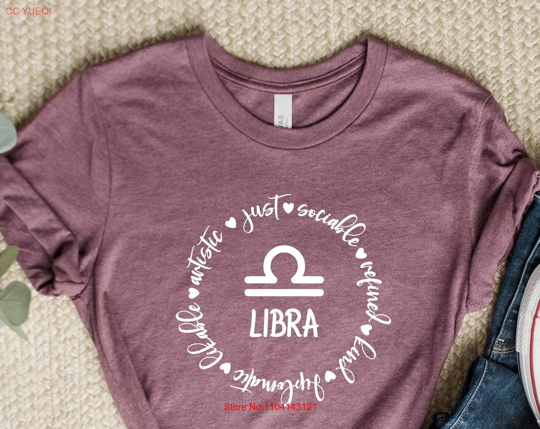 Libra Zodiac T Shirt Lady GifT Men October Birthday Queen Astrology long or short sleeves