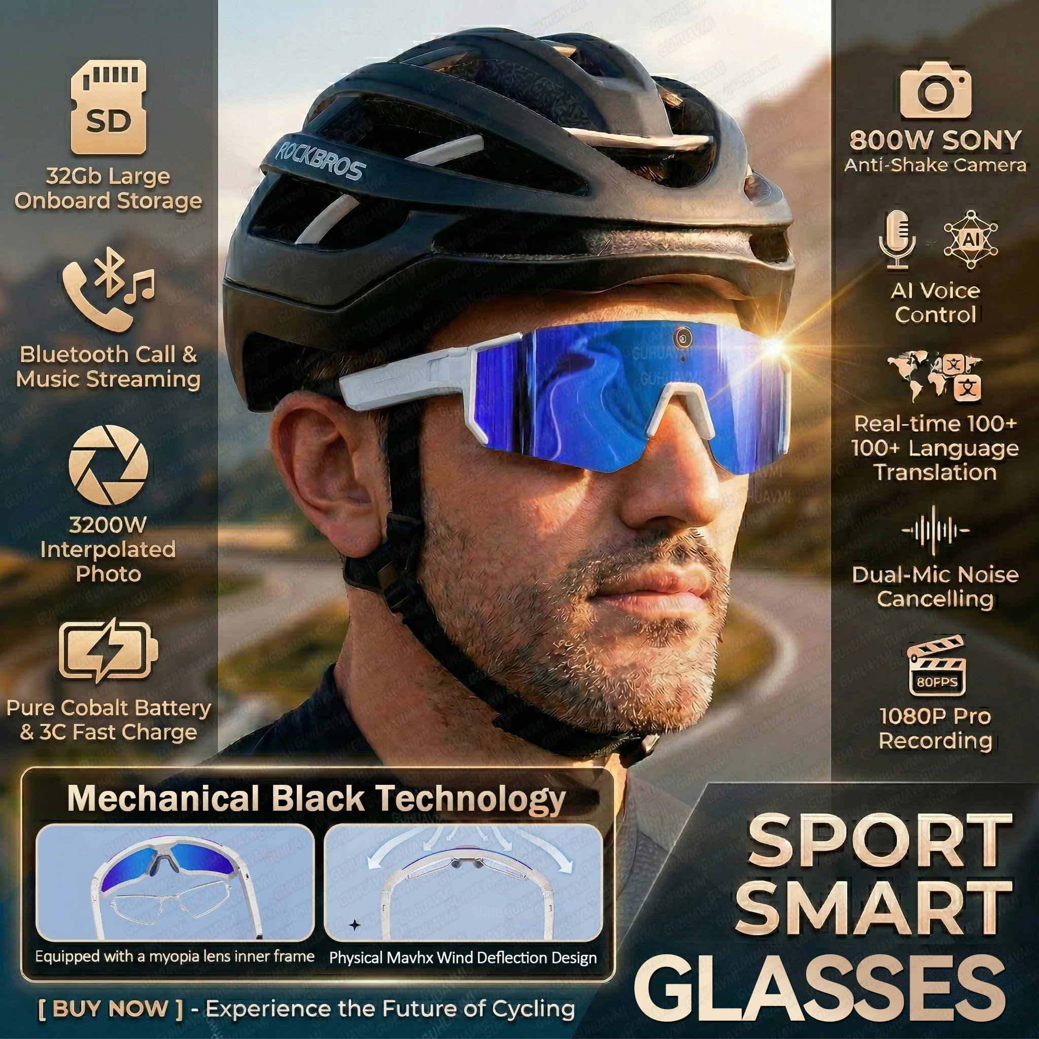 Ai Smart Glasses Wi…