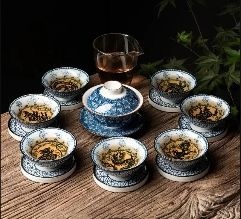 Zodiac Teacups Blue…