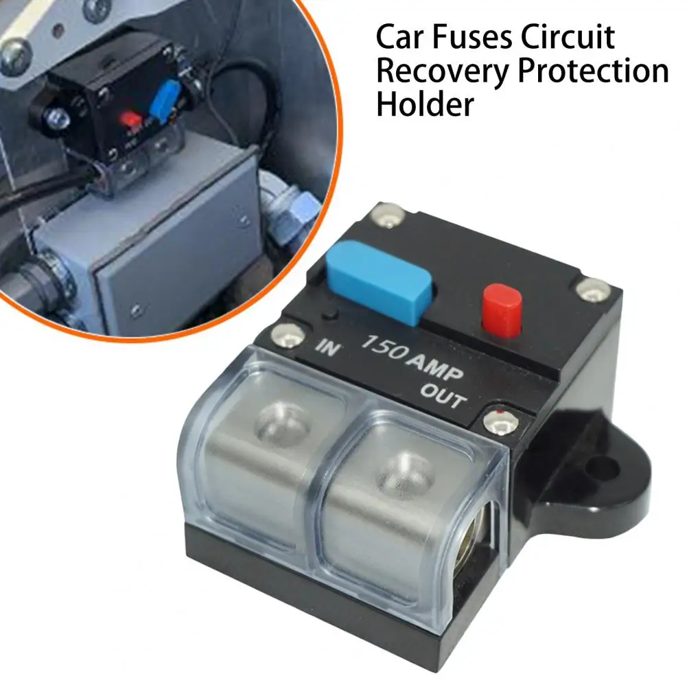 Circuit Fuse-Holder Switch Type Automatic Fuse-Holder Protection High Strength Automatic Recovery Circuit Breaker Car Accessory