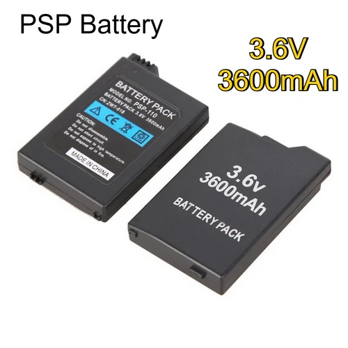 Batería de Psp-S360 3,6 V 3600mAh PSP2000/3000 batería integrada para PSP 2. ° PSP2000/3000/3004 consolas de juegos baterías de Host