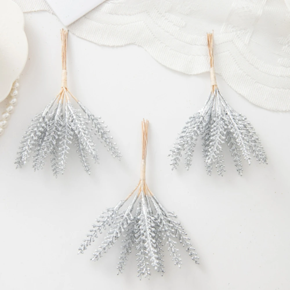 1PC Künstliche Blumen Pflanze Hause Zimmer Weihnachten Baum Hochzeit Kranz Dekor Zarte Bouquet Zubehör Ausverkauf Candy Box Füllstoff – Detail 2