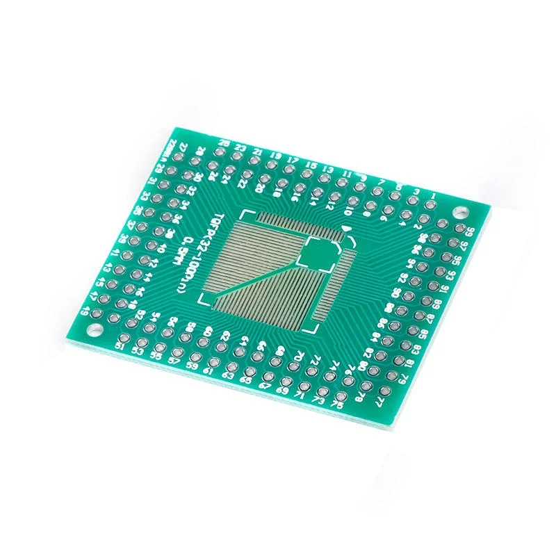 Плата адаптера SMD-DIP TQFP/FQFP/LQFP64 TQFP100 для DIP 0,5/0,8 мм (2 шт.)