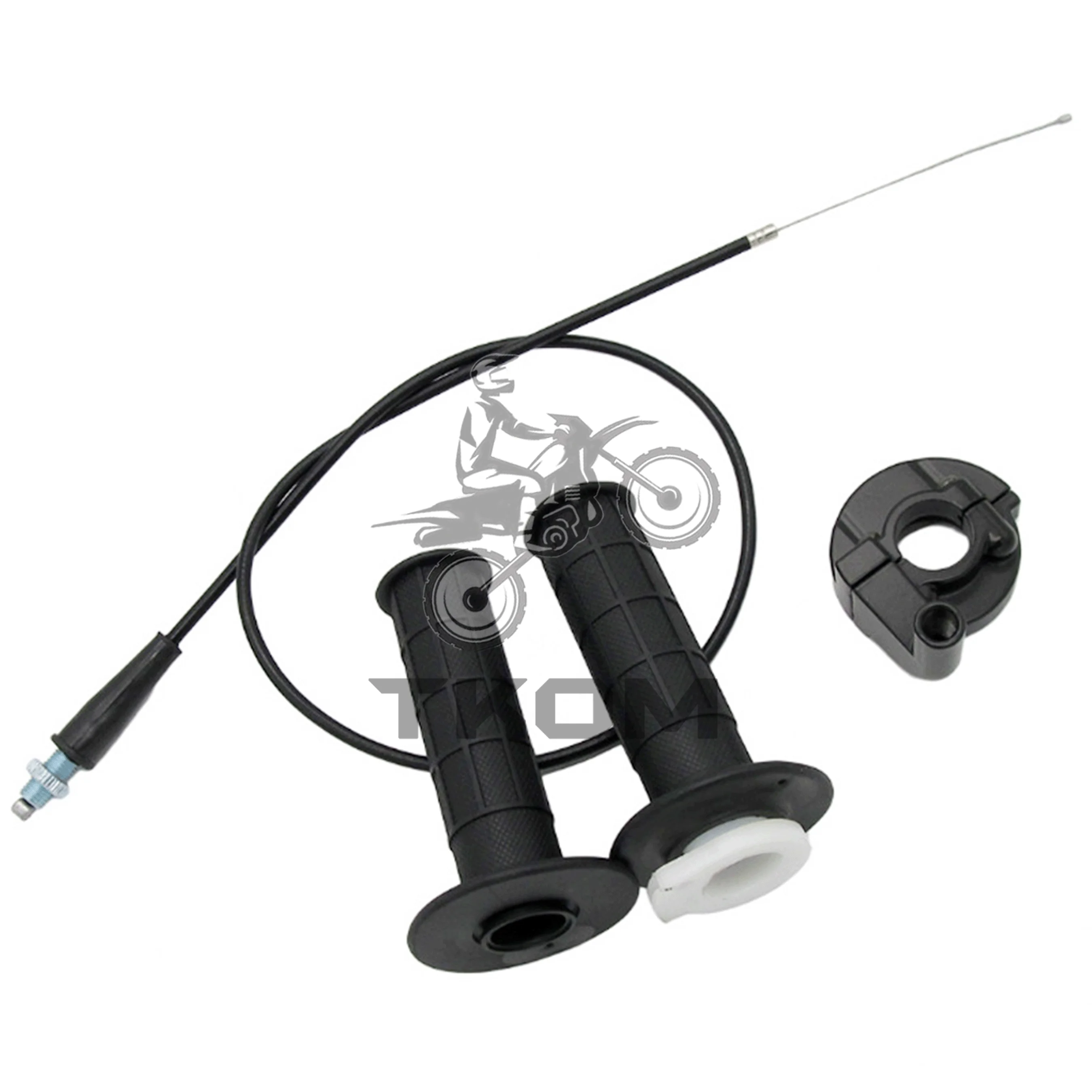 

Universal 7/8" 22mm Throttle Accelerator Handle Grip Set with Cable for ATV Quad Pit Dirt Bike Handle Bar Motorcycle Accessories