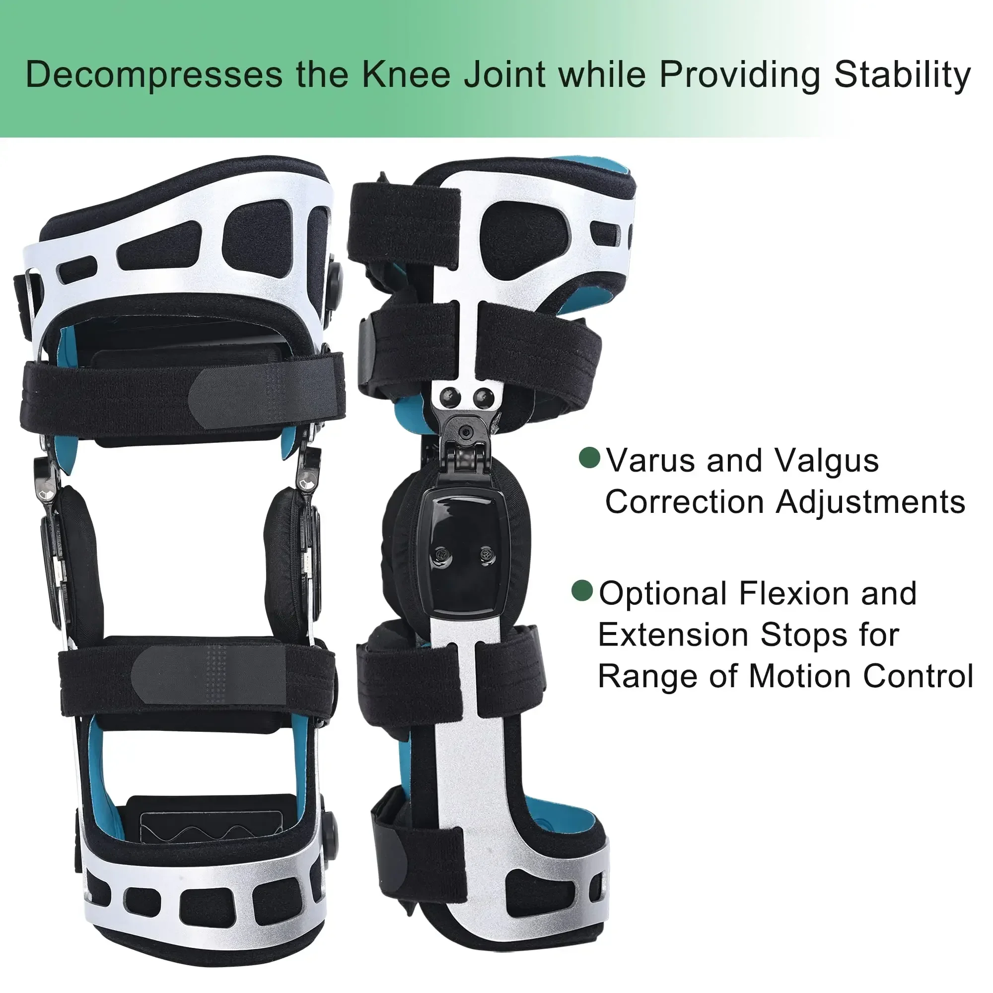 OA Unloader Knee Brace Preventive Protection Relief Arthritis Join Pain Degeneration Osteoarthritis Correction Knee Orthopedics