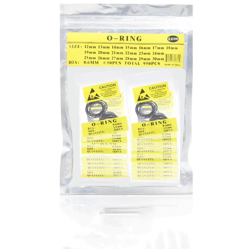 ยาง0.5มม. 0.6มม. 0.7มม. โอริงกันน้ำปะเก็นซีลเครื่องซักผ้าฝาหลังเครื่องมือซ่อมนาฬิกาข้อมืออุปกรณ์เสริม
