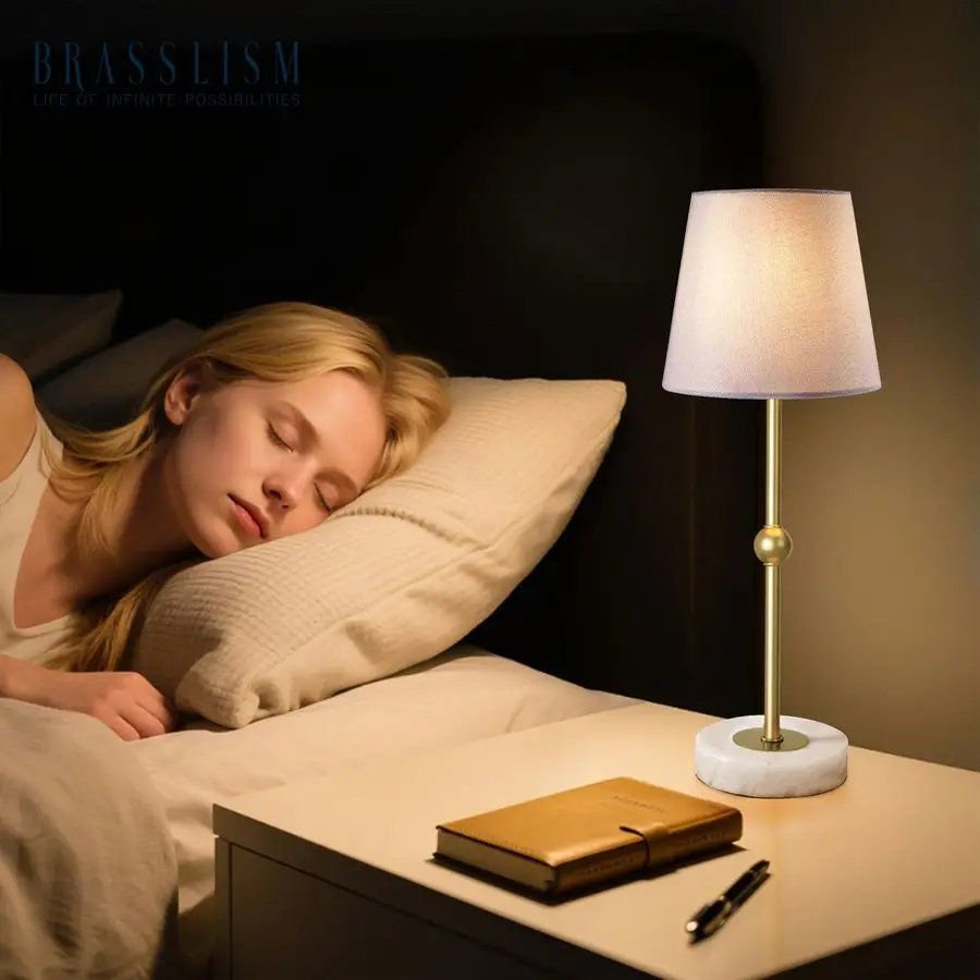 

Беспроводная светодиодная настольная лампа с перезаряжаемой батареей и регулируемой яркостью, со съемной магнитной лампочкой, мраморным основанием, латунной отделкой, доступная роскошь