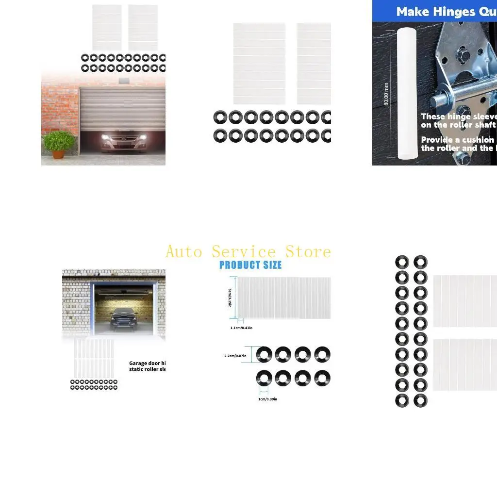 

462A 20pcs Garage Door Rollers with Quiet Designs Noise Reduction Rollers Simple Installation for Consistent & Smooth Use