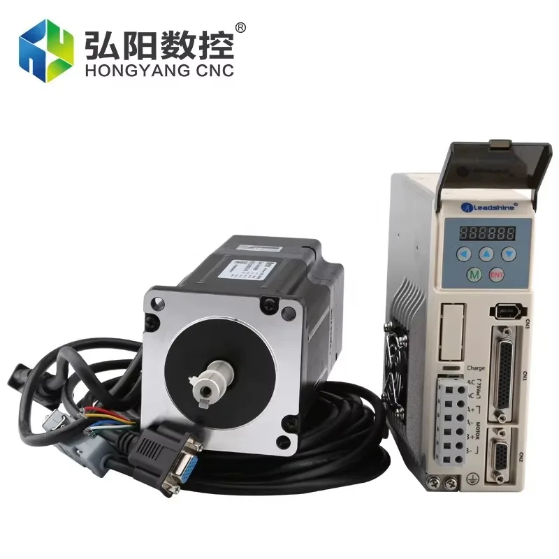 Hycnc Leadshine Nema 34 86hsm85-e1 Closed Loop Easy Servo Stepper Motor Ac H2 758 Driver With 8meters Encoder Cable Kit