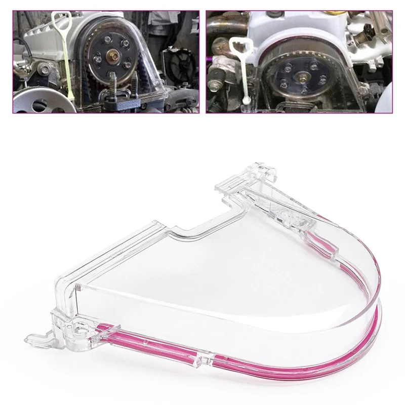 Clear Cam Gear Timing Belt Cover Turbo Cam Pulley For Honda Civic 96-00 EK D15 D16 / 92-95 EG D16ENGINE - view 2