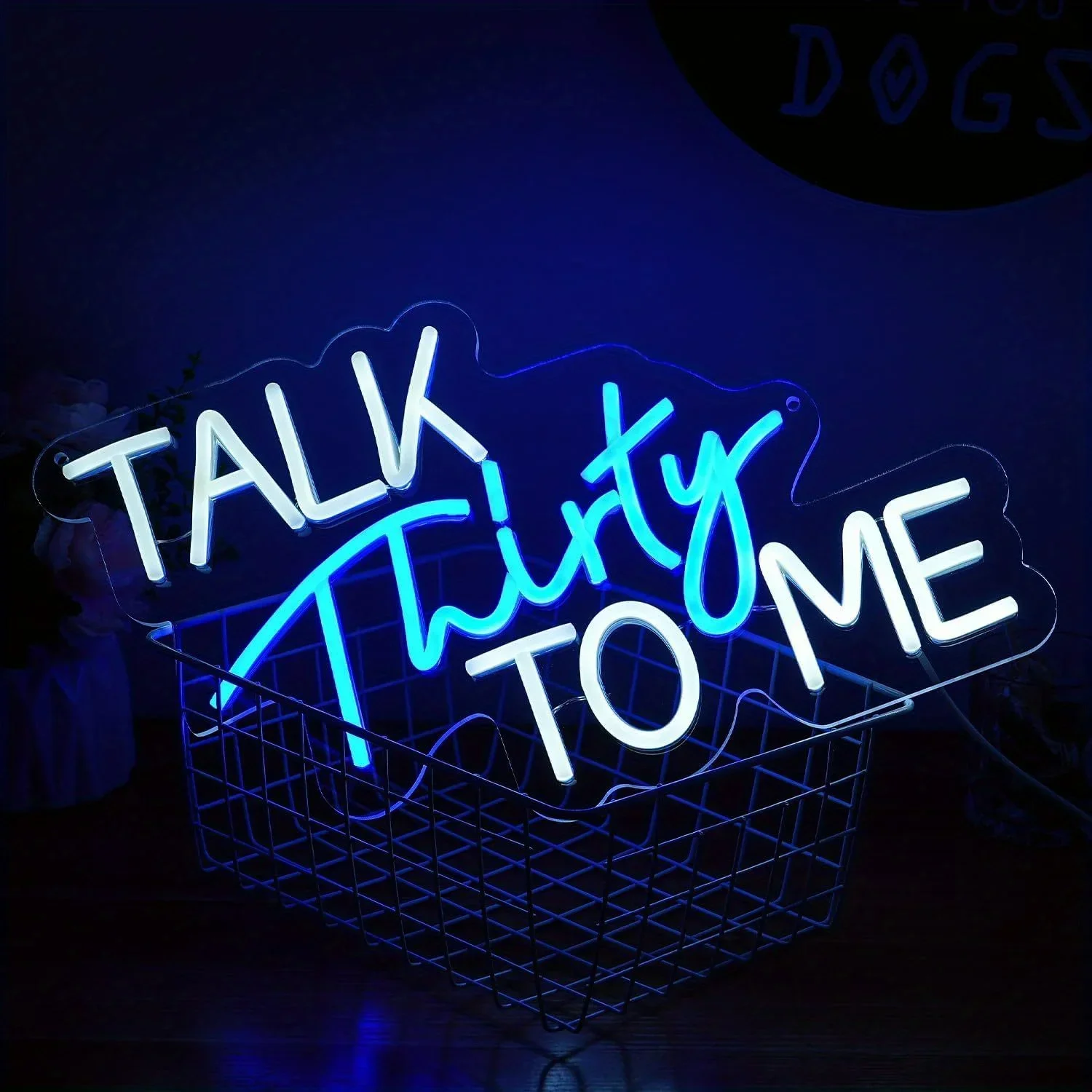 talk-thirty-to-me-ネオンサイン-usb電源-ledネオンライト-調光可能-バー-クラブ-寝室-トイレ-教室-パブ-パーティー-壁飾り