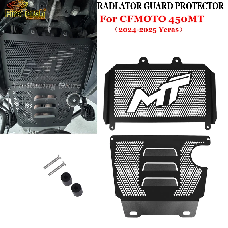 

For CFMOTO CF 450 MT 450MT MT450 2024 2025 NEW 450mt Motorcycle Accessories Radiator Guard PROTECTOR Engine Skid Plate Cover