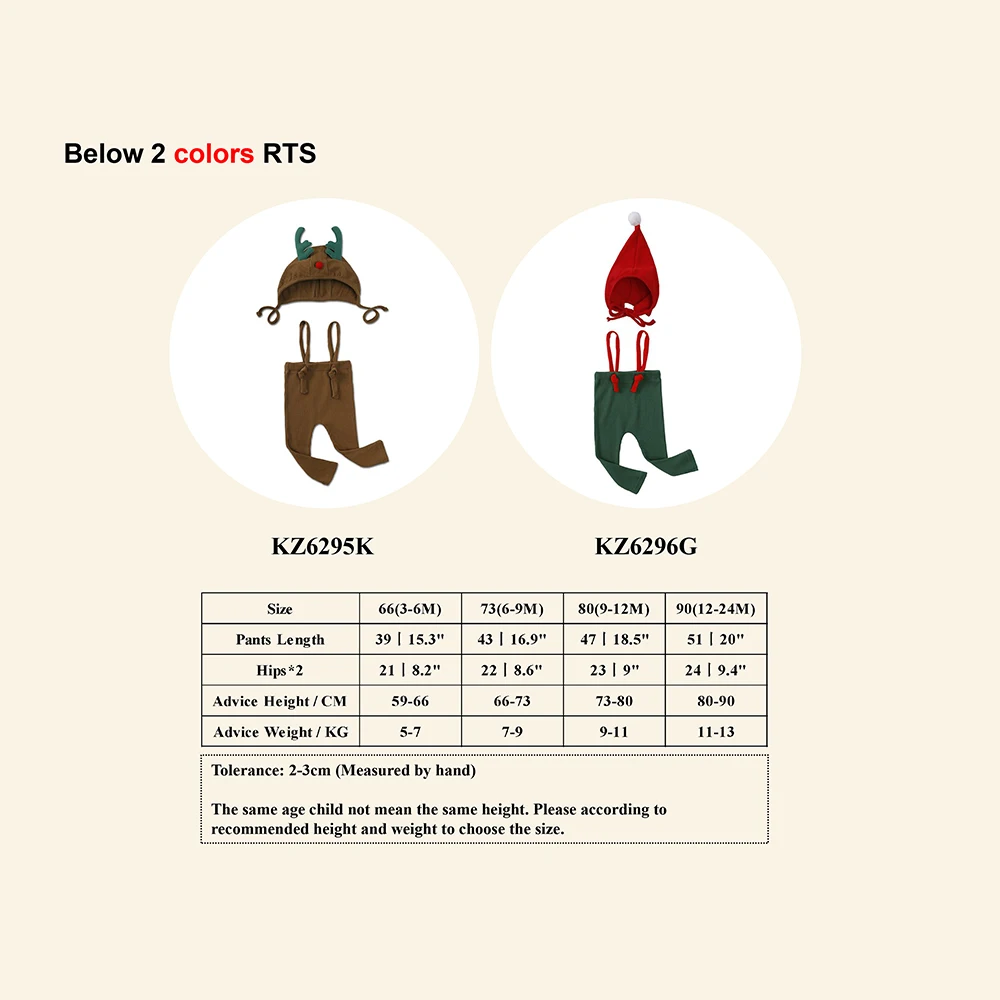 Baby First Christmas Elf Hat With Chin Tie And Overall Trousers Set Pom Pom Ear Flap Corduroy High Waist Newborn Boy Girl Outfit