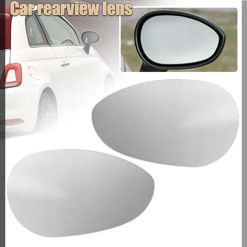 

For 07-24 Fiat 500 500C reversing lens replacement, rearview lens, mirror glass heating