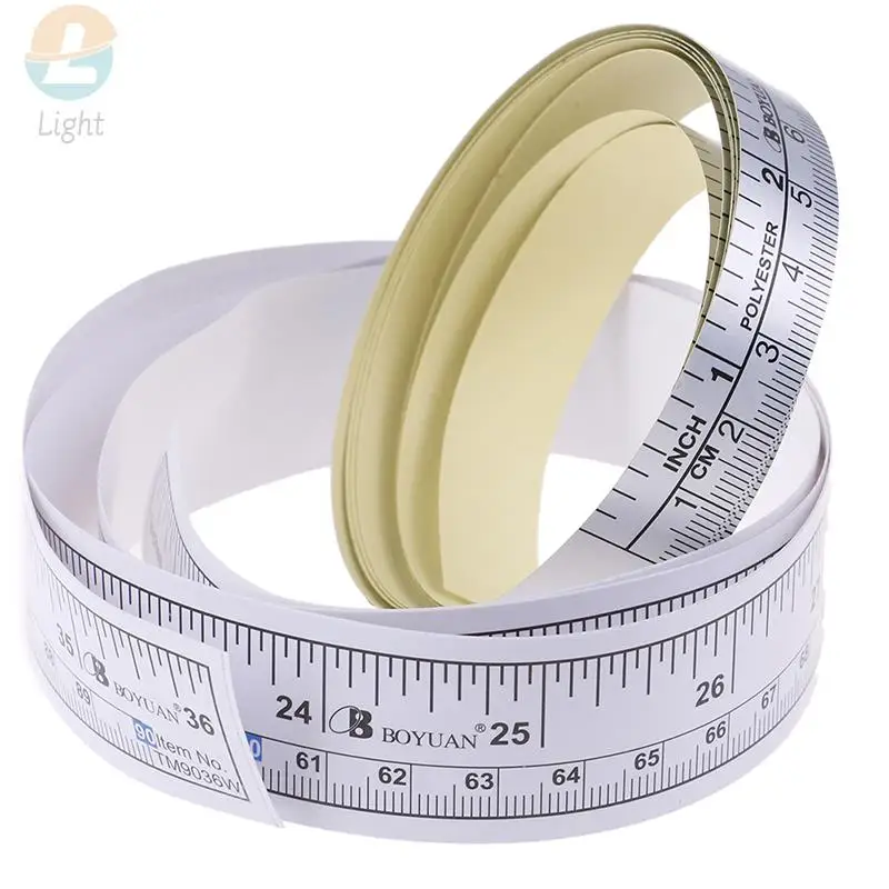 Self Adhesive Metric Measure Tape Vinyl Ruler For Sewing Machine Sticker Adhesive Measure Tape 90/151cm