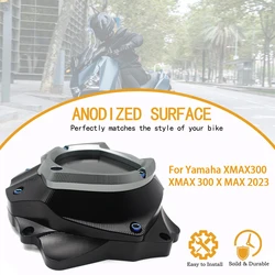 Motorcycle Air Intake Cover Inspection Glass Transmission Box Guard Engine Cap for Yamaha XMAX 300 2023