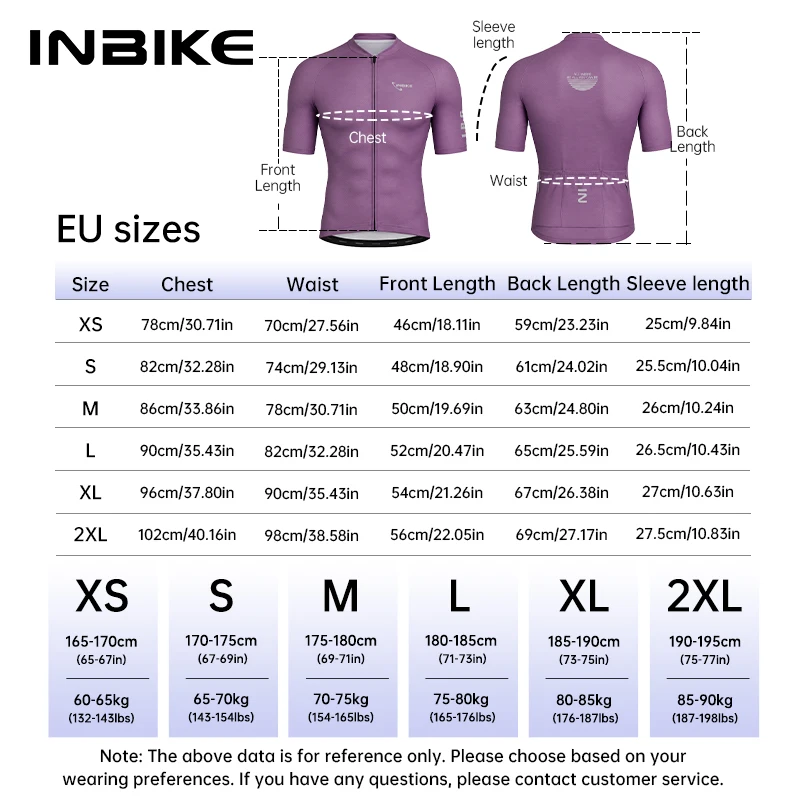 INBIKE Radtrikot Sommer Herren Kurzarm Atmungsaktiv Hochelastisch Rennrad-Shirt Schnelltrocknend Feuchtigkeitsableitend Fahrradbekleidung – Detail 3