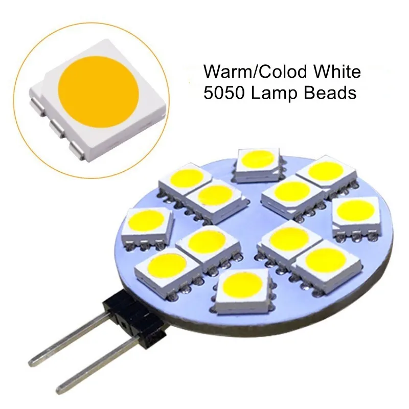 Spotlight 15*5050md 5w G4 Corn Mini Ada Led Bulb Lamp High Power 360 Degree Replace Halogen Lamp 12v