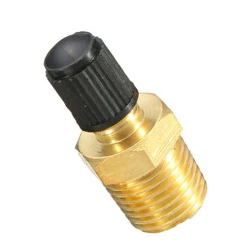 جديد 1/4 بوصة NPT الصلبة النيكل مطلي النحاس ضاغط الهواء خزان ملء صمام 6.35 مللي متر ذكر NPT القياسية الموضوع الأساسية تصنيف إلى 2g00psi