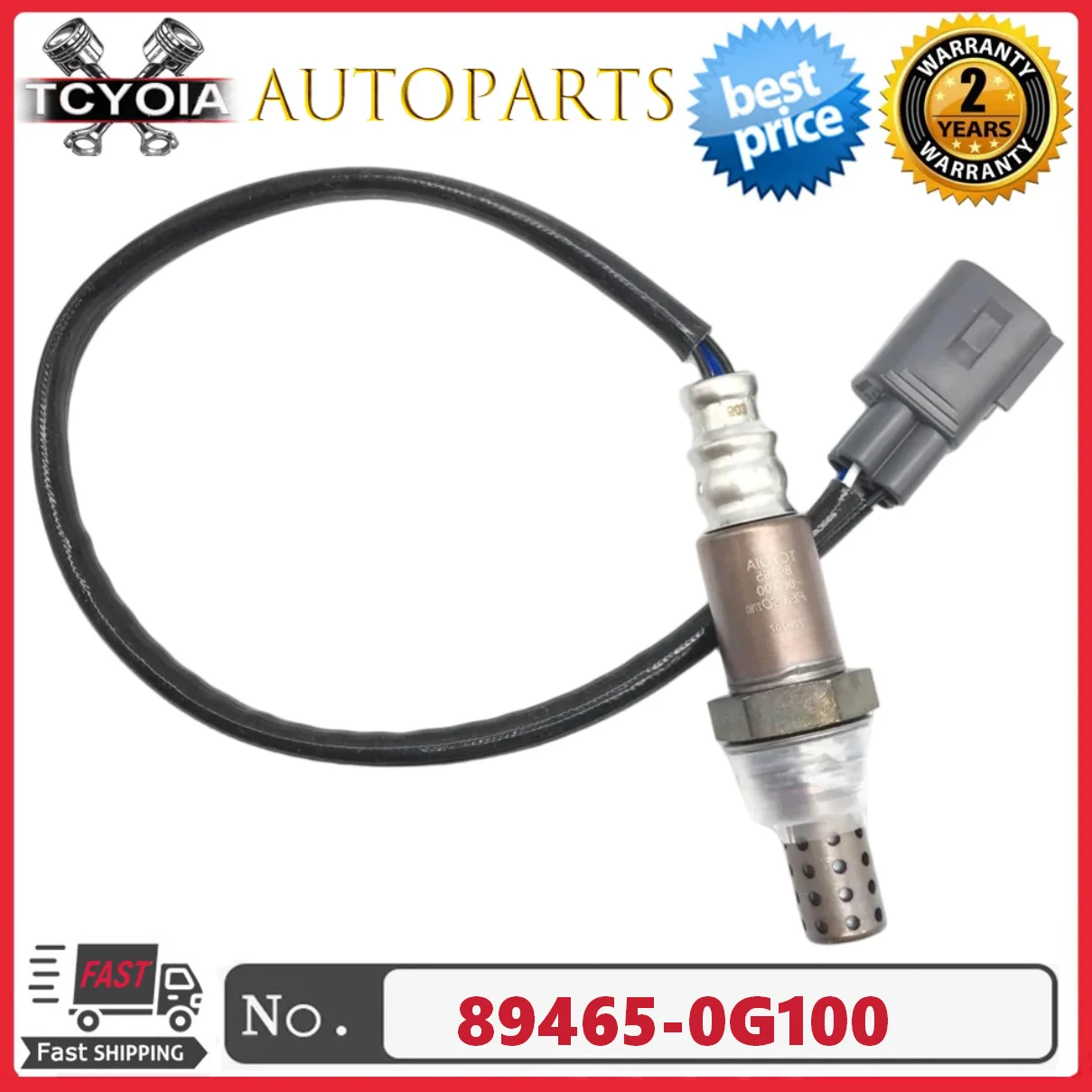 Sensore di ossigeno posteriore 2PCS 89465-0G100 per Toyota Prado 2013-2015 4.0L GRJ150 1GRFE Nuovo