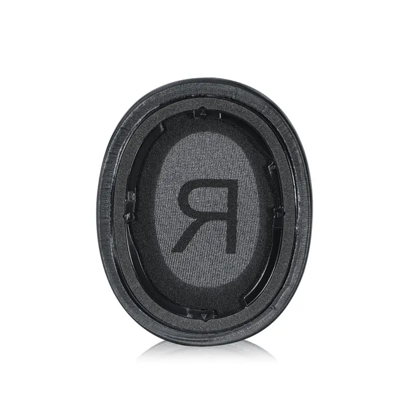 AA60 Replacement Ear Pads for QCY H3 H3 Lite TOZO HT2 Headset Ear Cushions Earmuffs Enhanced Sound Isolation PU (White)