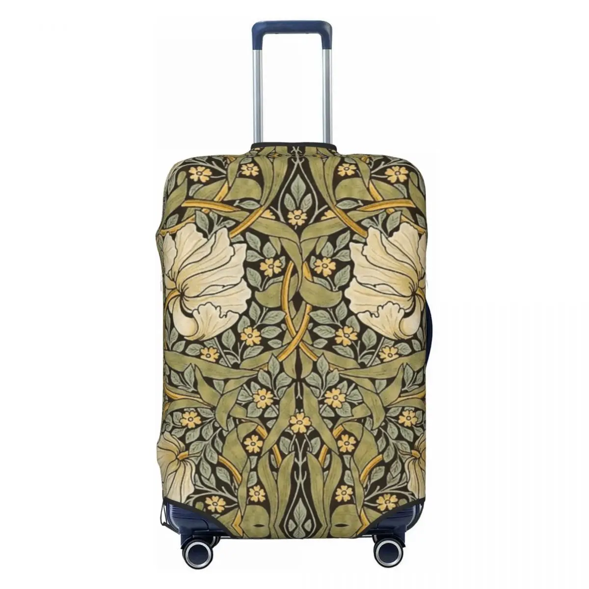 

Custom William Morris Pimpernel Luggage Cover Fashion Floral Textile Pattern Suitcase Protector Covers Suit For 18-32 inch