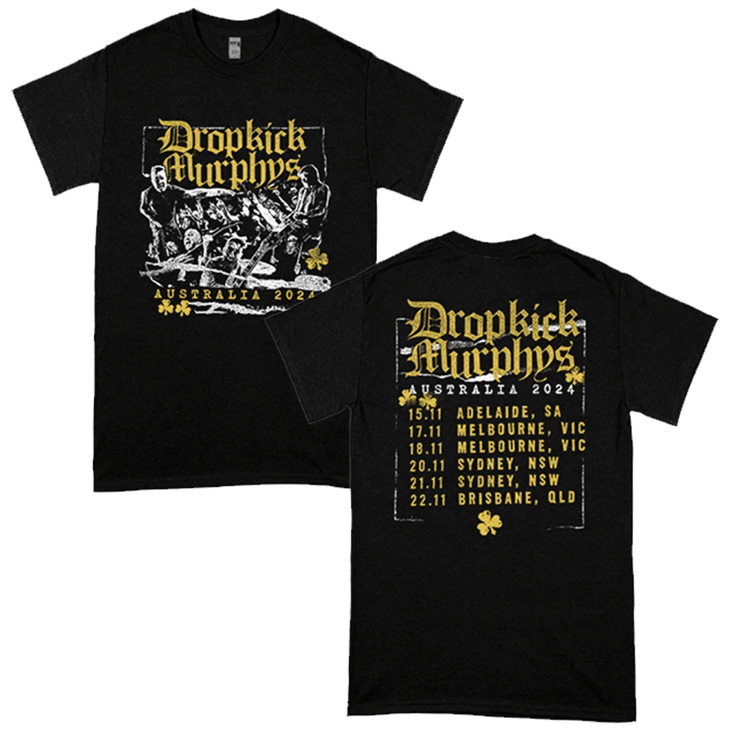 Limited 2026 Dropkick Murphys Band Printed Cotton T-shirt Men's Summer Casual Top Short Sleeve Classic Male Women Tee