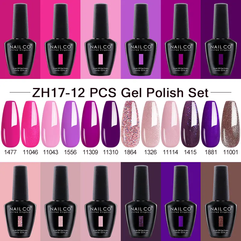 NAILCO 15Ml 12 Mới Gel Móng Tay Bộ Xuân Hè Màu UV Gel Móng Tay Nghệ Thuật Tất Cả Cho Móng Tay sơn Gel Cho Tự Làm Chuyên Gia