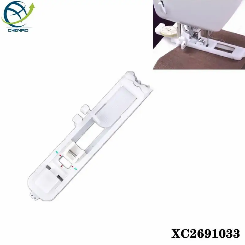 

Автоматическая лапка с отверстием для пуговиц, домашняя швейная машина, фиксирующая лапка для петель # XC2691051 Для Brother CS8150 CS8060 NV500D/NV30