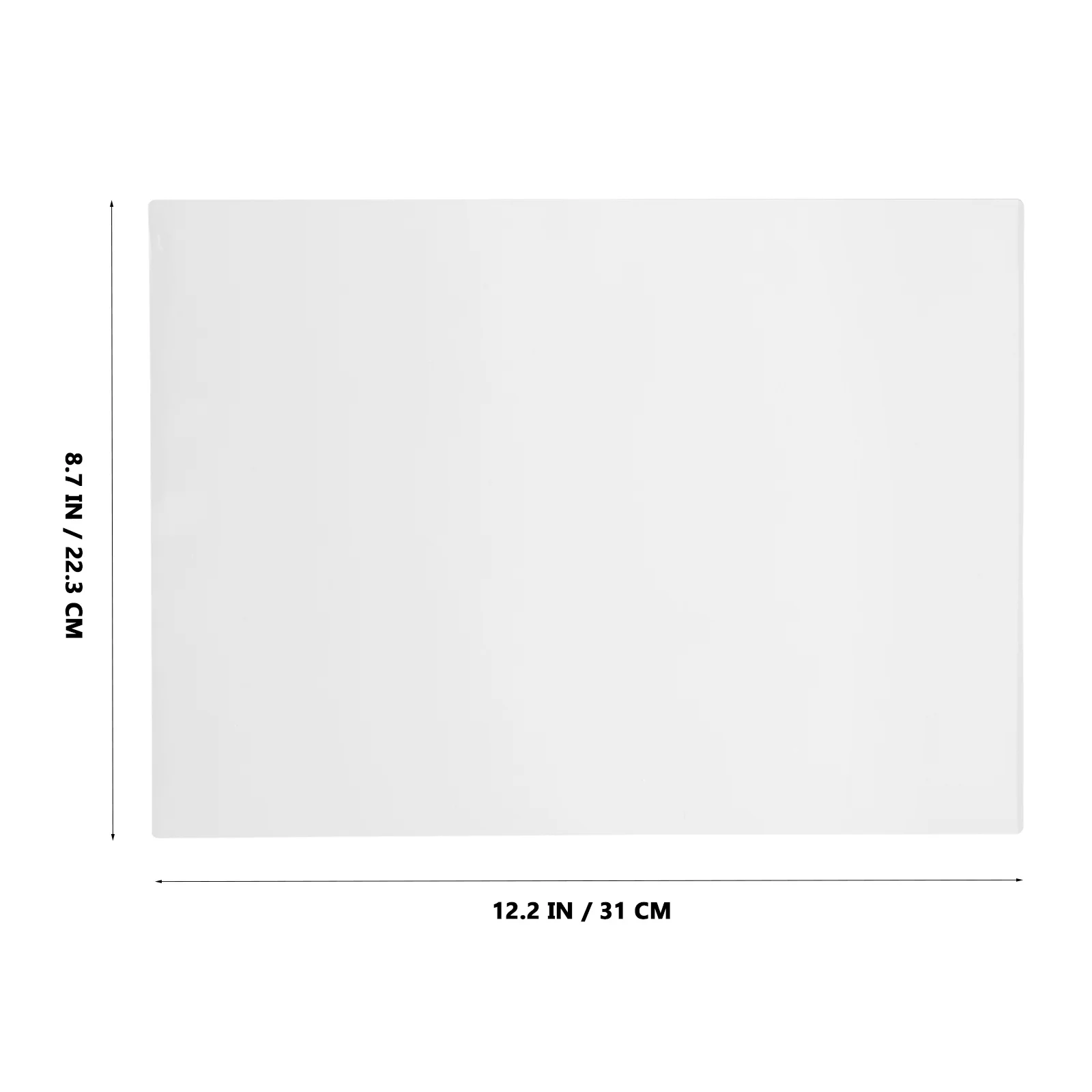 100 قطعة من طبقة الترقق الحرارية الشفافة، أوراق بلاستيكية شفافة، وثيقة الصور، صفائح تصفيح حماية مقاومة للماء