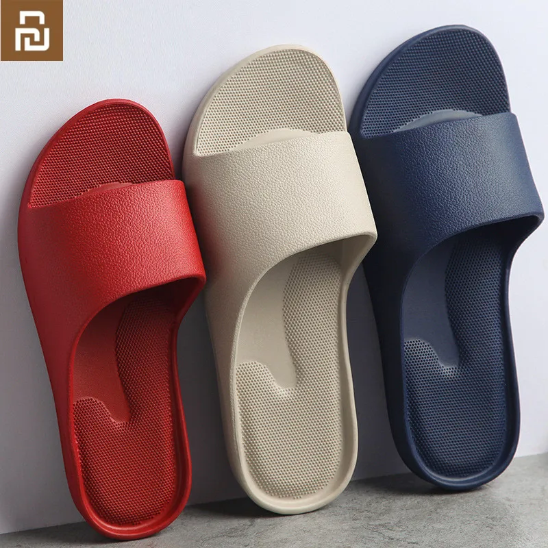 Fashion Sandals Men and Women Non-slip Wear-resistant EVA Thick Bottom Comfortable For Smart Home Bathroom Slipper