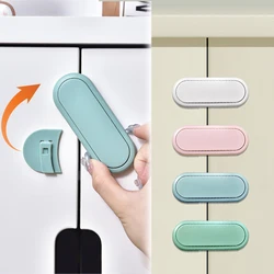 Child Safety Lock Cabinet Door Drawer Protective Locks Baby Anti Pinch Hand Safety Lock Multifunctional Buckle Protective Locks