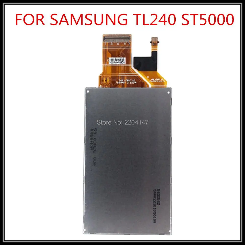 New LCD Display Screen for SAMSUNG ST5000 TL240 HMX-S10 Digital Camera (FREE SHIPPING+TRACKING CODE)