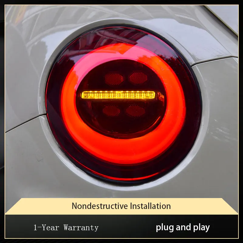 Car Lights For Volkswagen VW Beetle 2006-2012 Taillight LED Rear Running Light Brake Tail Lamp Turn Signal Accessories