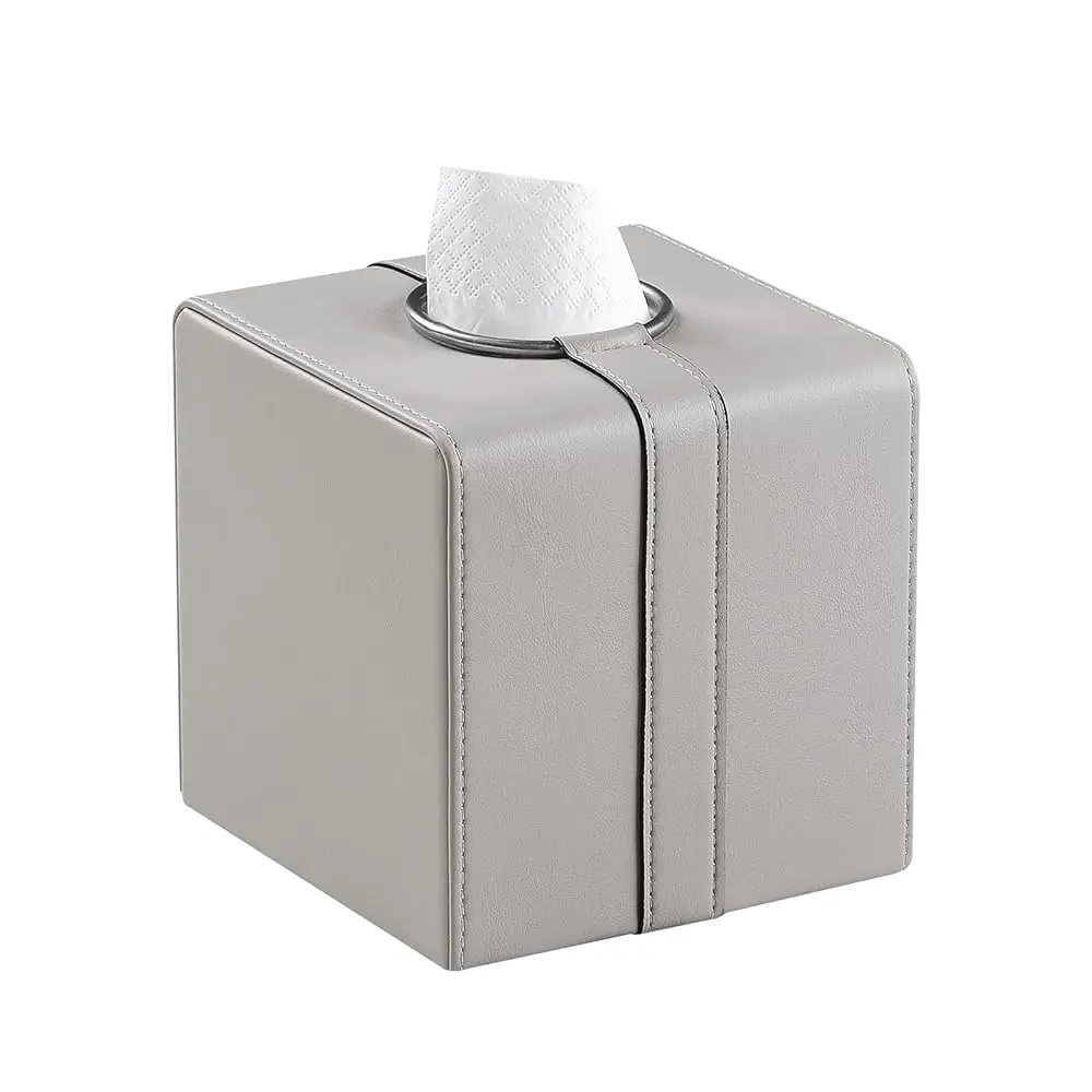 

Квадратный чехол для салфеток, роскошный держатель для салфеток из искусственной кожи с магнитной застежкой