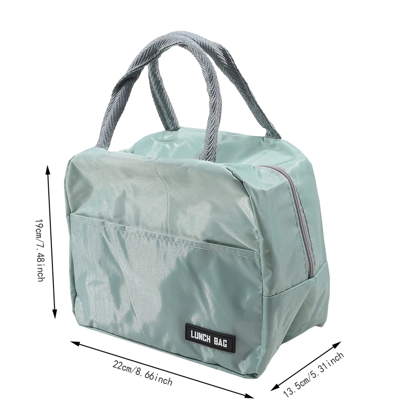 Student Picnic Storage Bag Lunch Box Insulated Thermal Bag Breakfast Organizer Cooler Lunch Bag portable