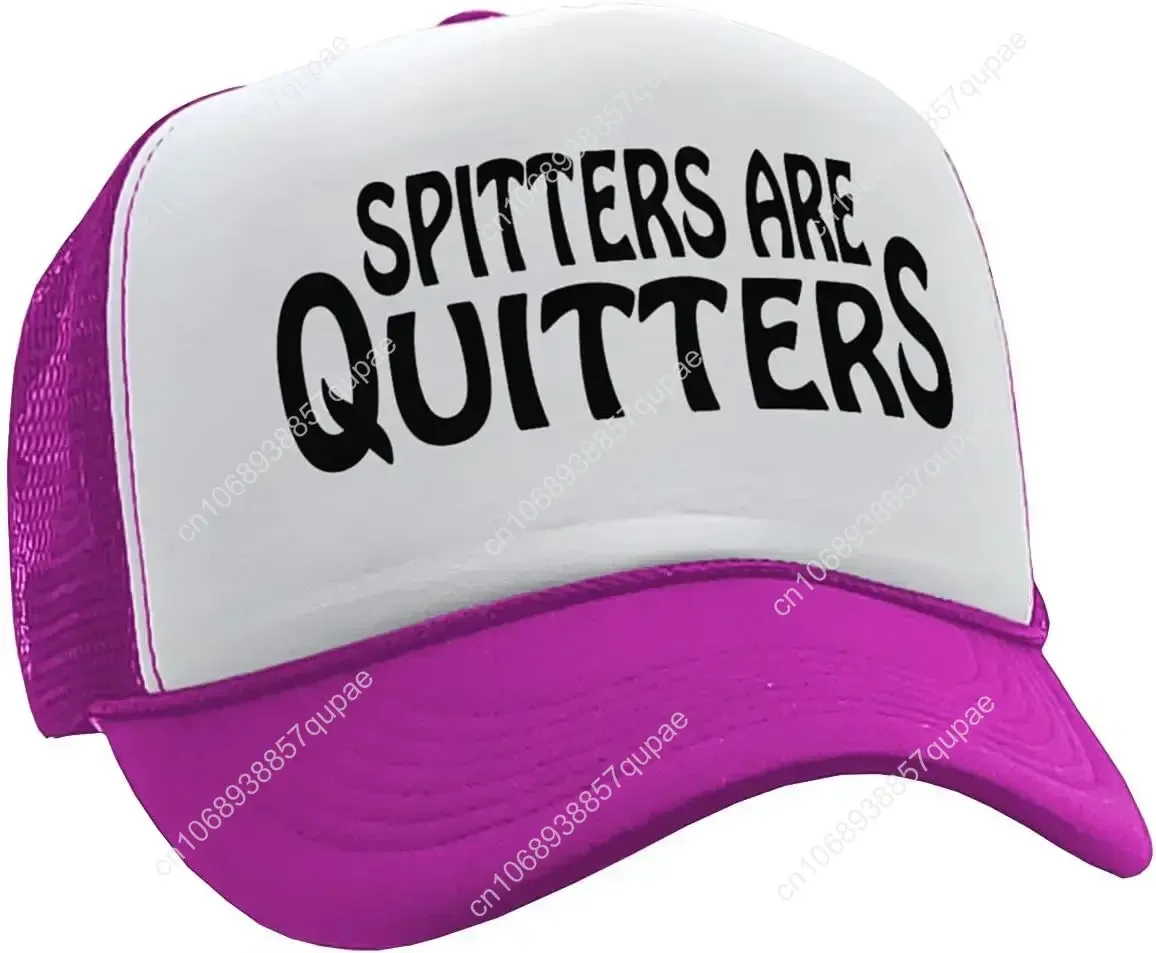 Guacamole - SPITTERS are QUITTERS - funny joke sexy - Vintage Retro Style Trucker Cap Hat