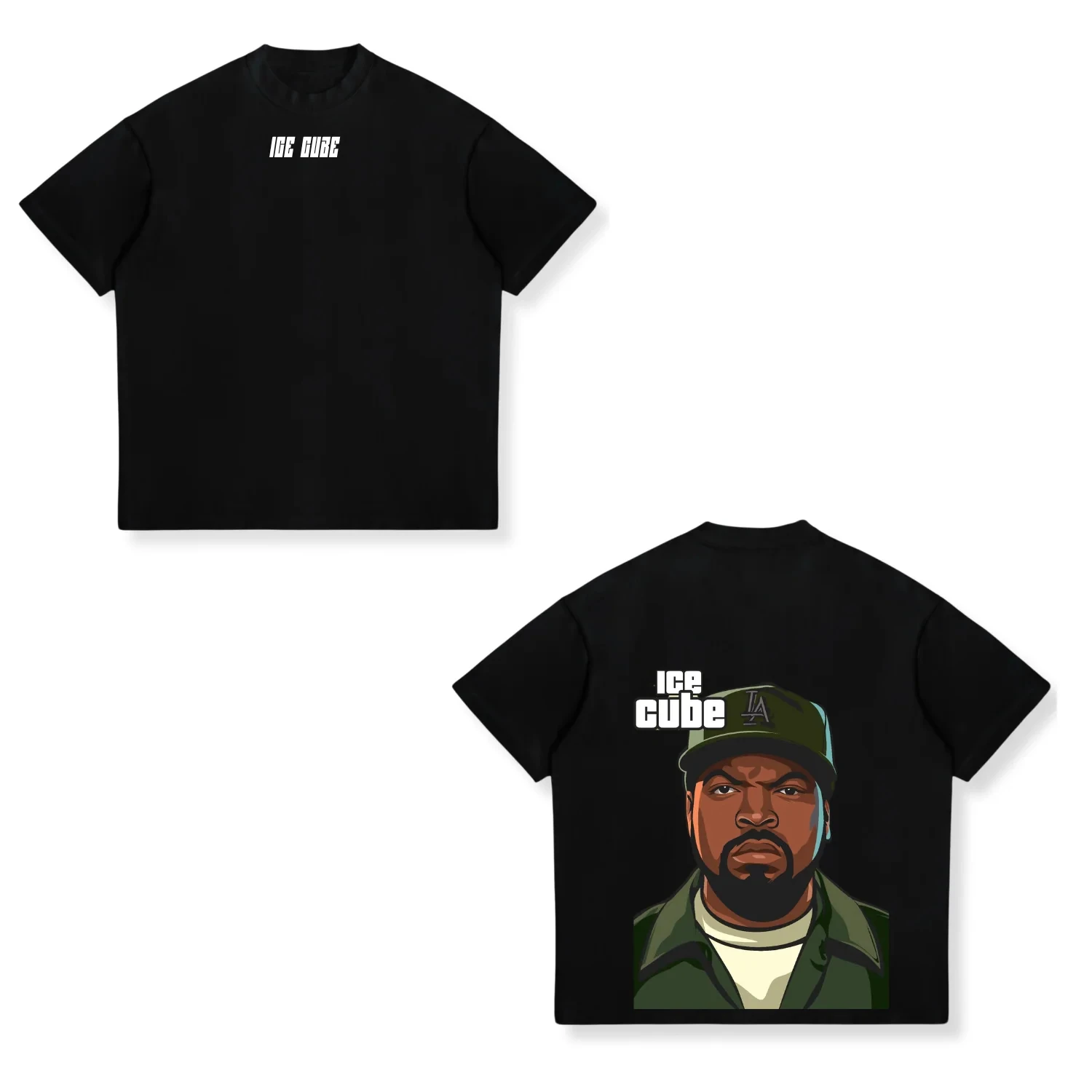 2026 New Rapper Ice Cube MC Ren Dr. Dre DJ Yella Tshirt Gangsta Rap N.W.A NWA Music Group Cotton T-shirt Men Hip Hop Tee Shirt