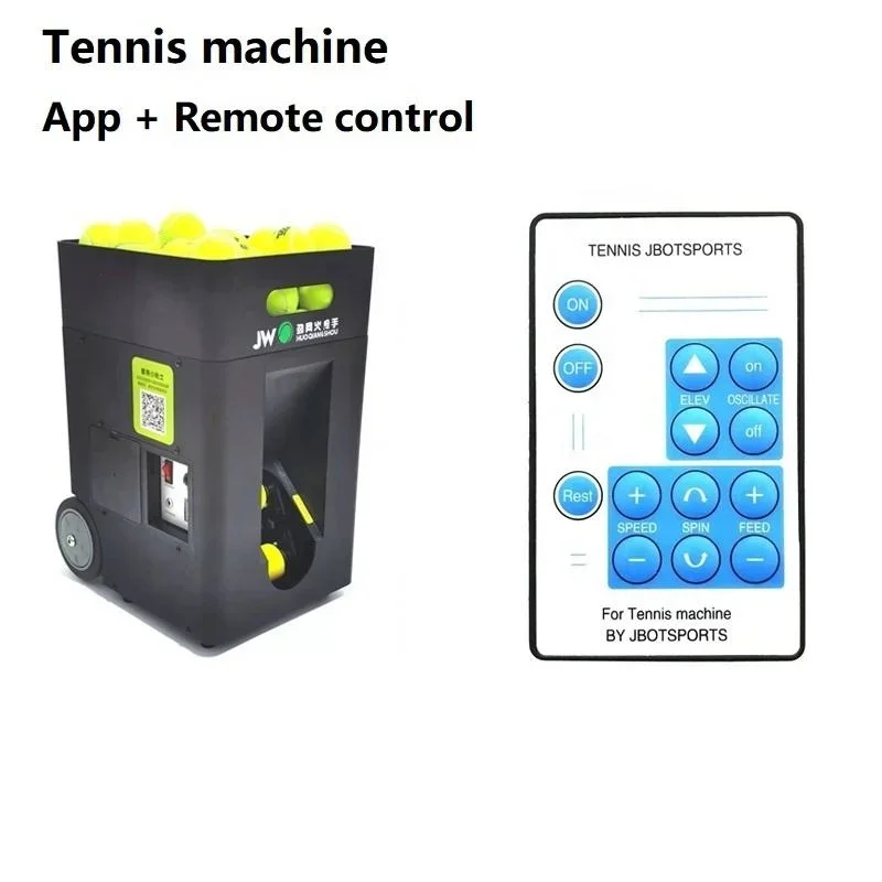 

Hot Popular Automatic Electronics Tennis Ball Machine For Training Practice With App Remote Control Motor Tennis Ball Machine