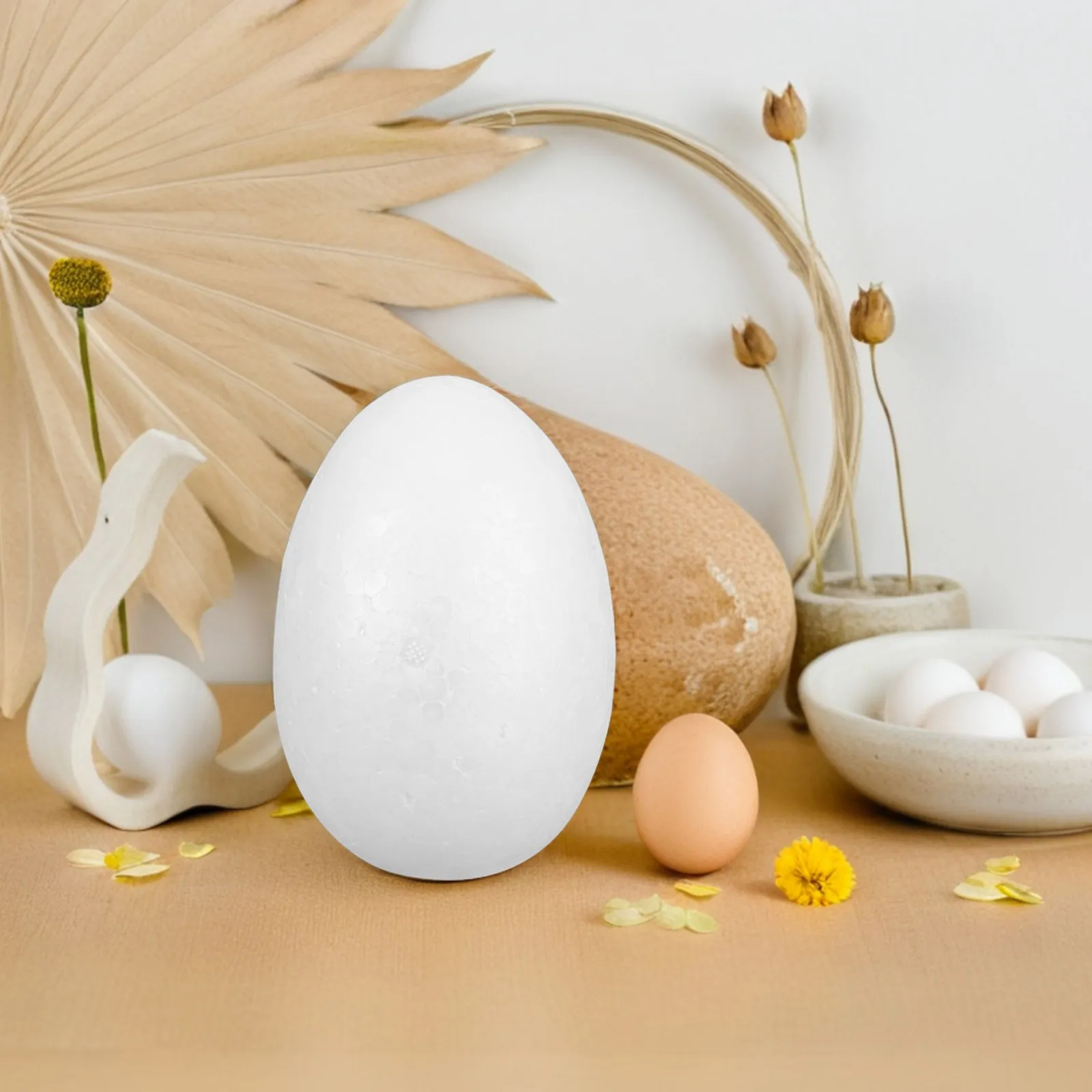 

Набор из 5 пенопластовых яиц для творчества: заготовки для раскрашивания, декор для Пасхи, украшение для дома