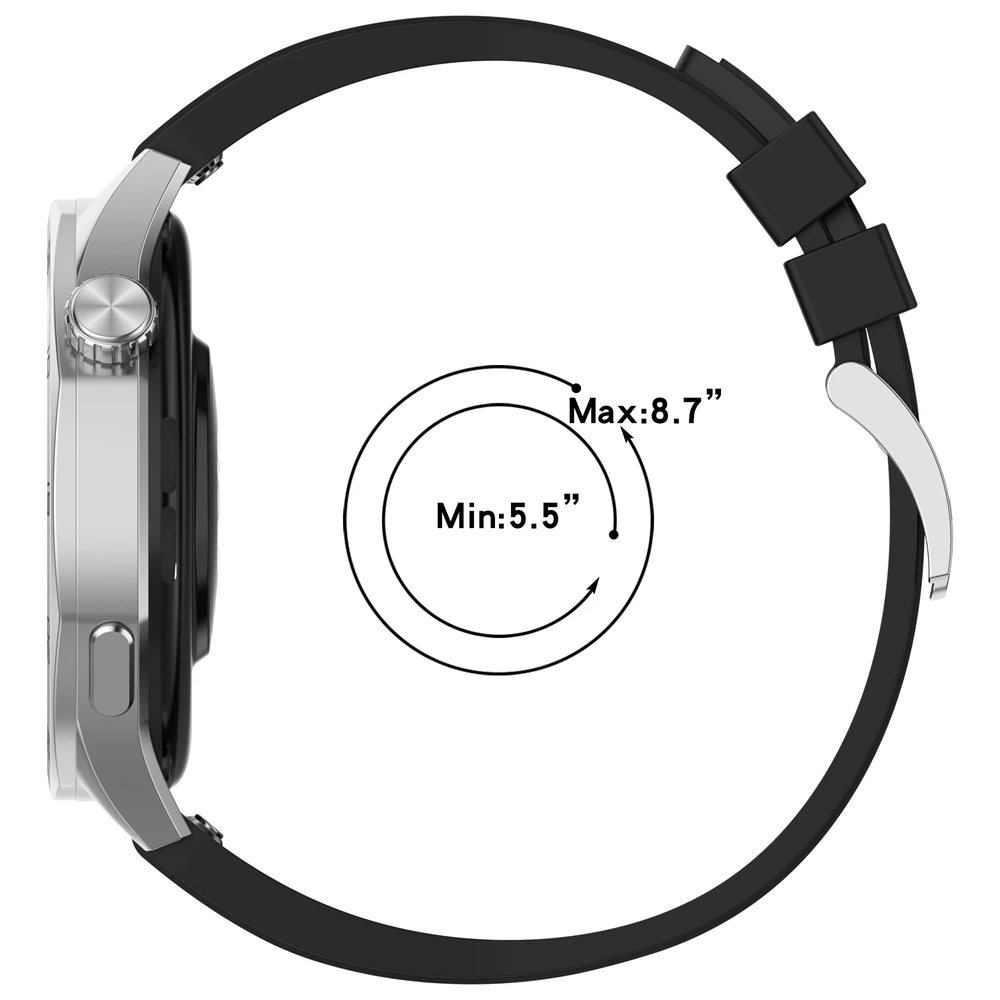 Correa de reloj de silicona de 22MM para COROS PACE 3/APEX PRO 2Pro, correas de reloj inteligente con botón de presión rápida